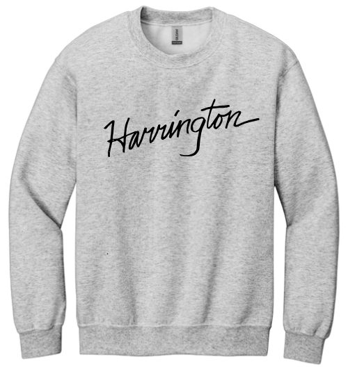 HARRINGTON CURSIVE - Adult & Youth Crewneck